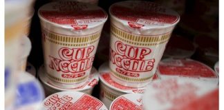 Nissan instant noodle cups