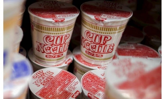 Nissan instant noodle cups