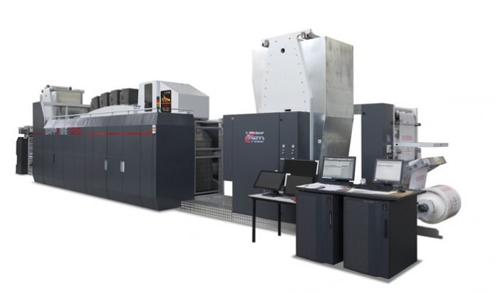 Utecos Sapphire Evo digital press for flexible packaging