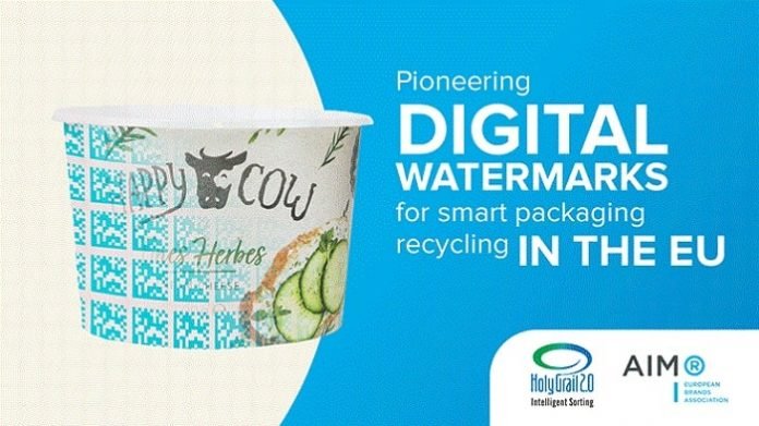 Pioneering digital watermarks for smart packaging recycling in the EU - AIM