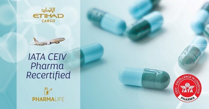 Etihad Cargo achieves IATA CEIV Pharma Recertification for pharmaceutical logistics