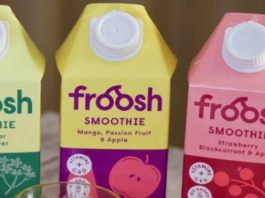 Froosh launches new smoothies in 750ml cardboard packaging