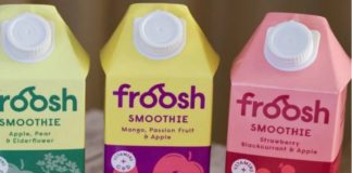 Froosh launches new smoothies in 750ml cardboard packaging