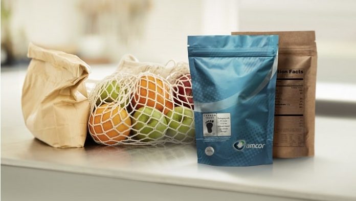 Amcor to help brands communicate packaging carbon footprint reductions through independent labelling from the Carbon Trust